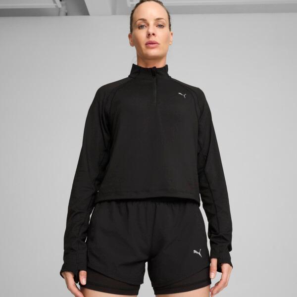 PUMA RUN CLOUDSPUN Women's Quarter-Zip Top Product Image