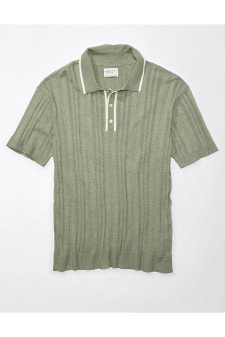 AE Weekend Tipped Sweater Polo Shirt Men's Product Image