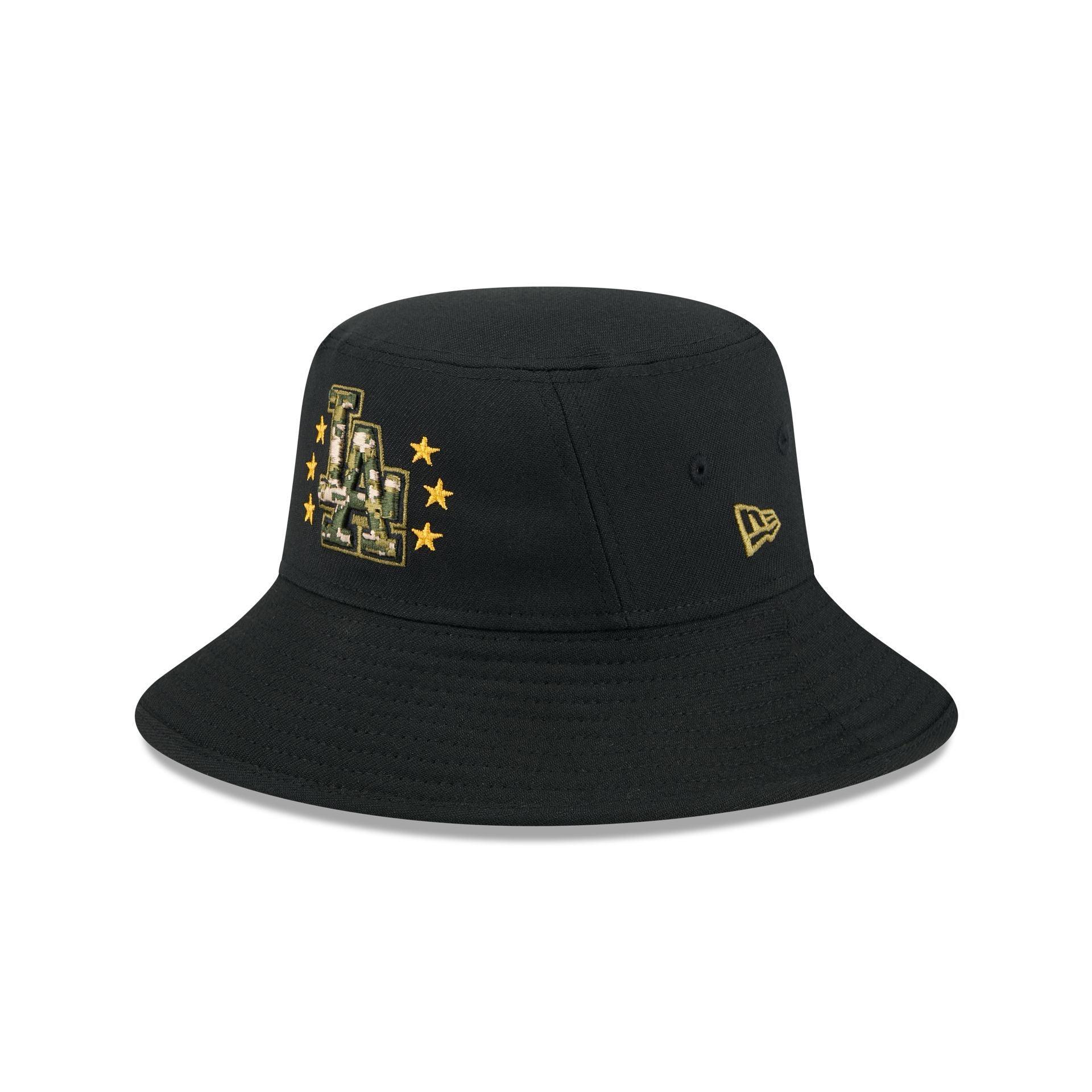 Los Angeles Dodgers Armed Forces Day 2024 Stretch Bucket Hat Male Product Image