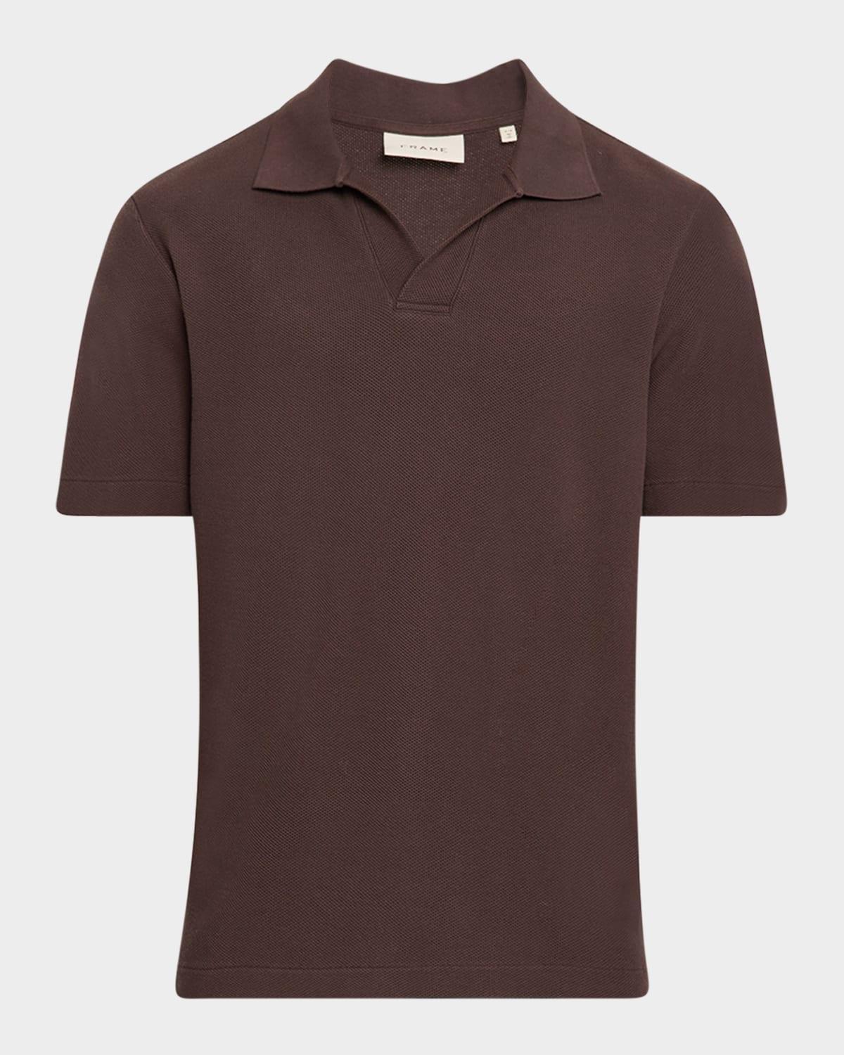 Mens Jacquard Polo Shirt Product Image