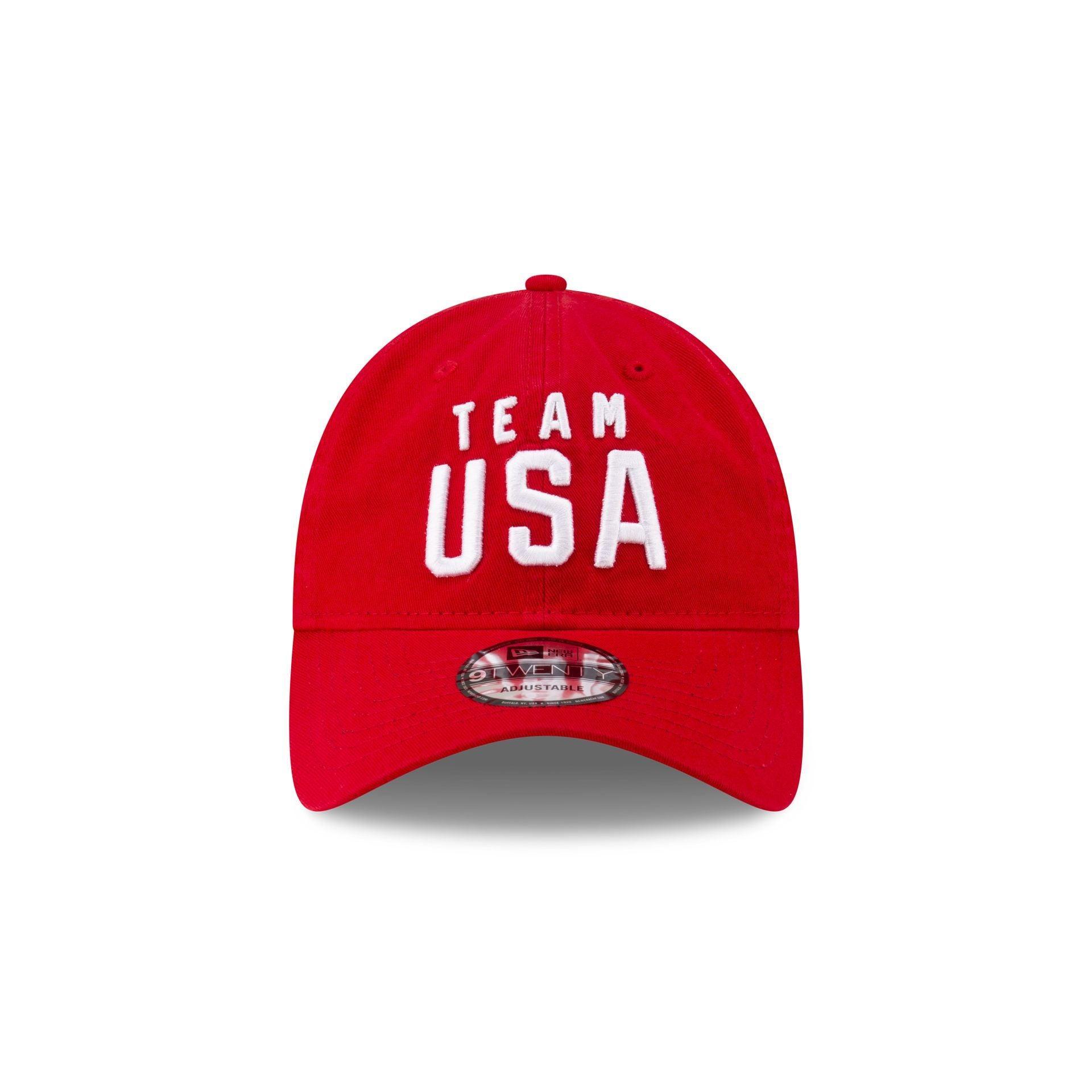 Team USA Red 9TWENTY Adjustable Hat Male Product Image