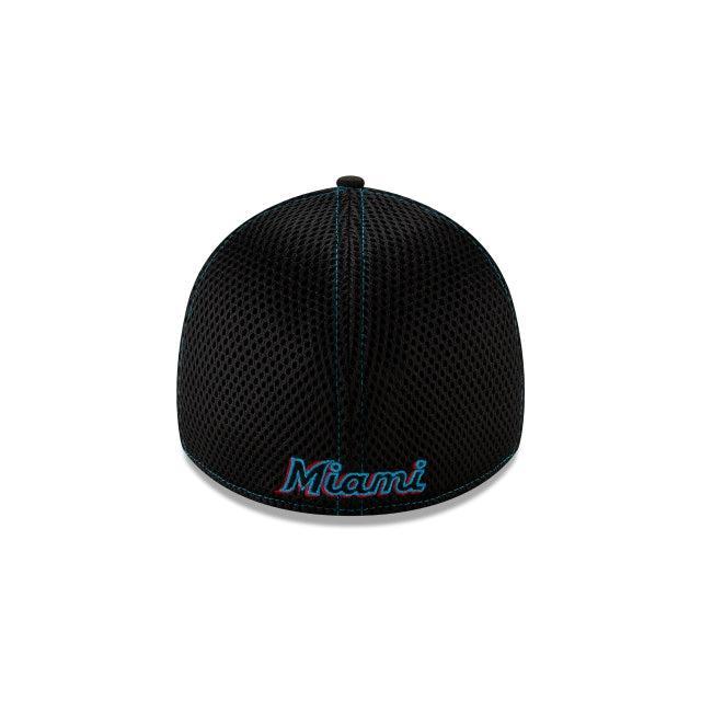 Miami Marlins NEO 39THIRTY Stretch Fit Hat Male Product Image