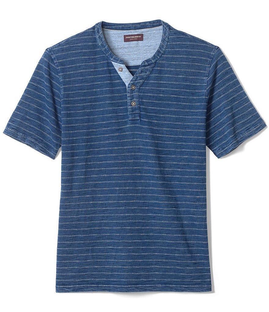 Johnston & Murphy Short Sleeve Henley T-Shirt product image