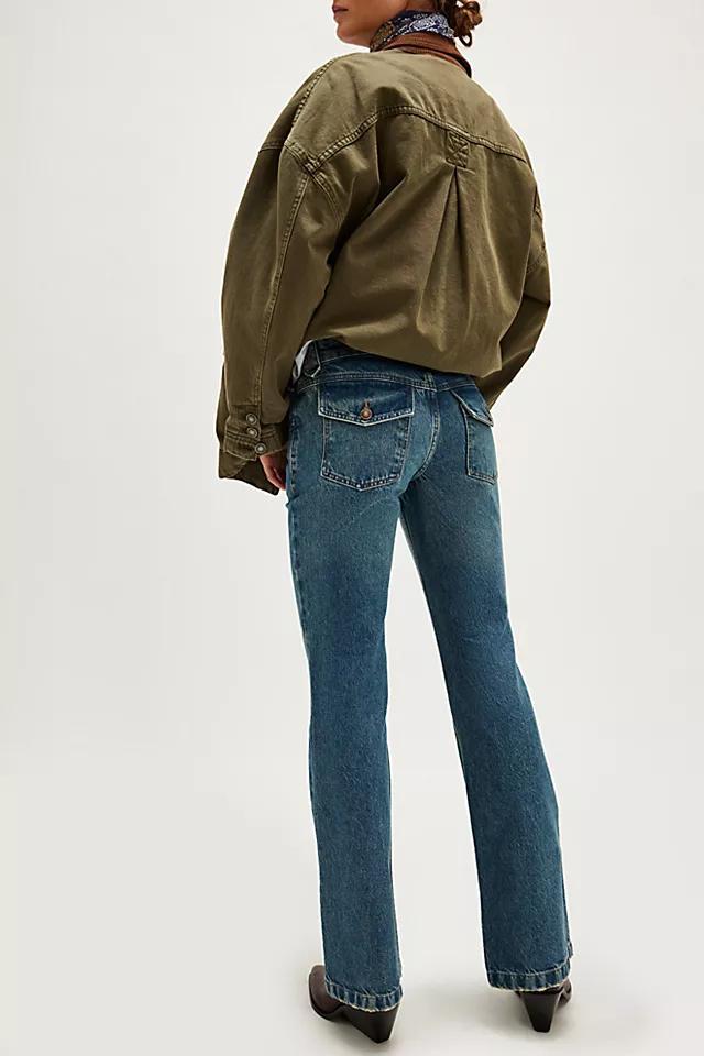 Free People x Yellowstone Flora Low-Rise Bootcut Jeans Product Image