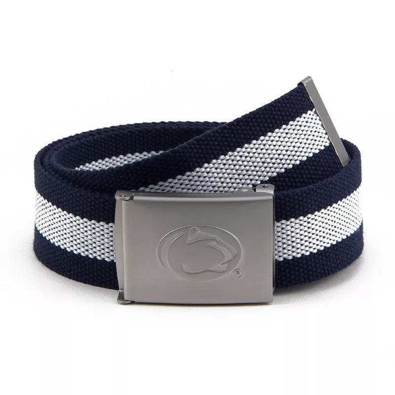 Mens Penn State Nittany Lions Fabric Belt Product Image