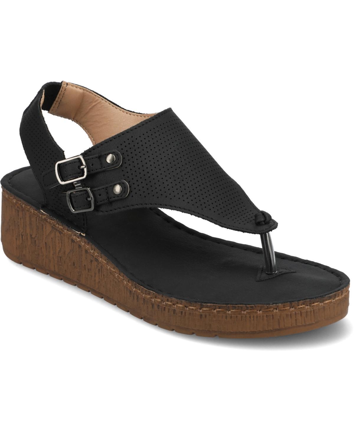 Journee Collection Mckell Womens Wedge Sandals Product Image