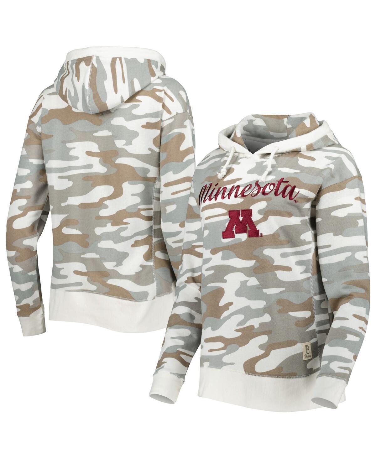 Womens Pressbox Camo Minnesota Golden Gophers San Pablo Pullover Hoodie Product Image