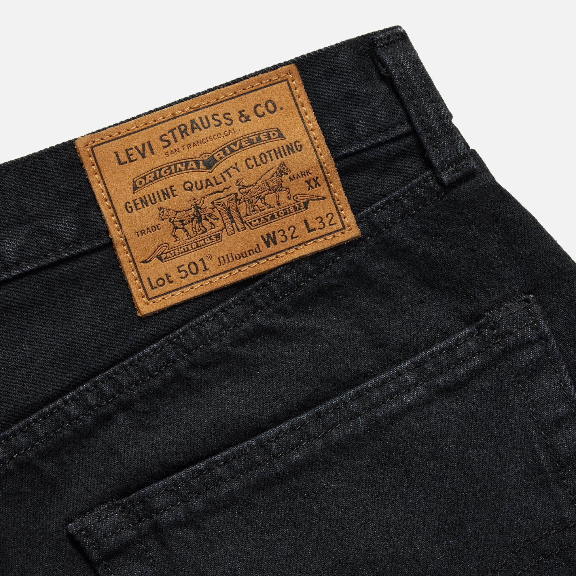 Levi's x JJJJound 501 '93 Jean - Black Overdye Male Product Image