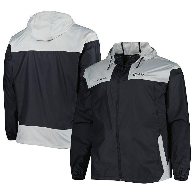 Mens Columbia Chicago White Sox Flash Forward Challenger Omni-Shade Full-Zip Windbreaker Product Image