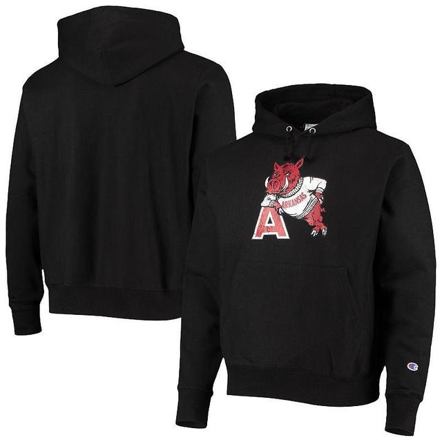 Mens Champion Arkansas Razorbacks Vault Logo Reverse Weave Pullover Hoodie Product Image