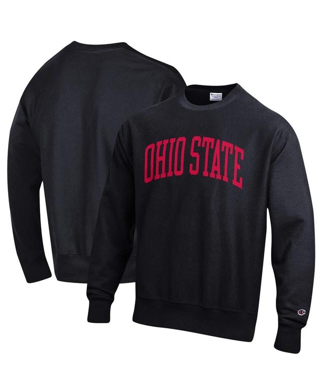 Mens Champion Ohio State Buckeyes Big & Tall Reverse Weave Fleece Crewneck Pullover Sweatshirt Product Image