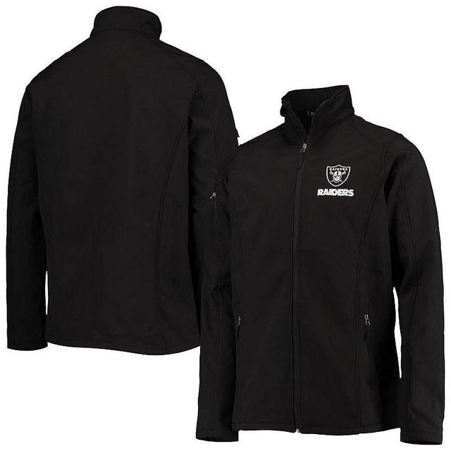 Mens Dunbrooke Black Las Vegas Raiders Big & Tall Sonoma Softshell Full-Zip Jacket Product Image