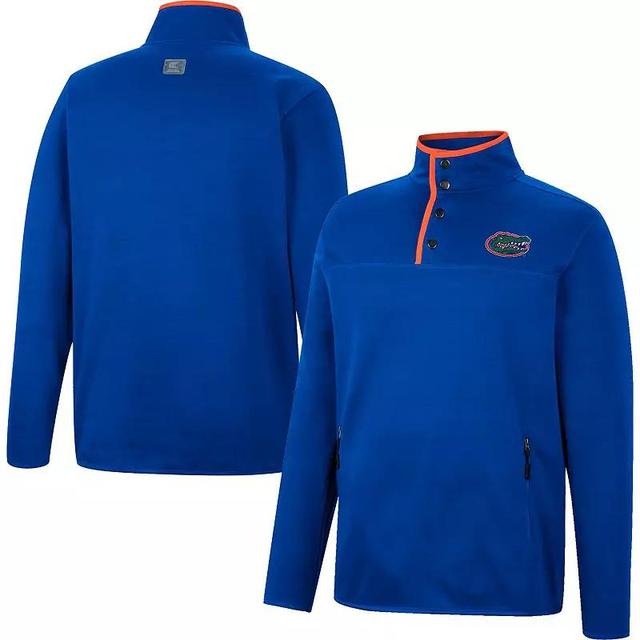 Mens Colosseum Royal Florida Gators Rebound Quarter-Snap Jacket Product Image