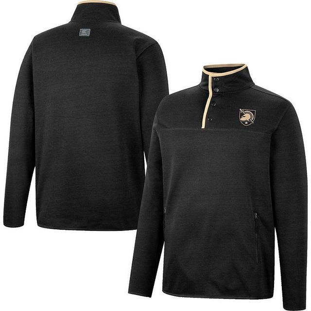 Mens Colosseum Black Army Black Knights Rebound Quarter-Snap Jacket Product Image