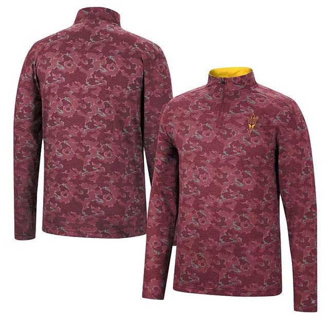 Mens Colosseum Boston College Eagles Tivo Quarter-Zip Jacket Product Image