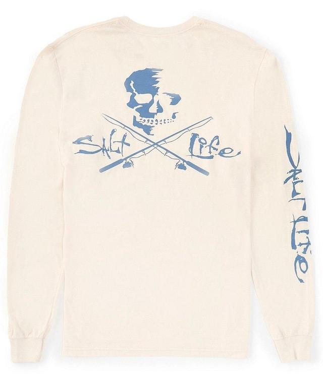 Salt Life Skull And Poles Long Sleeve Graphic T-Shirt Product Image