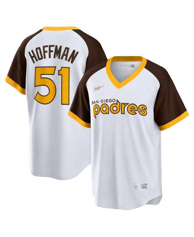 Mens Nike Trevor Hoffman San Diego Padres Home Cooperstown Collection Player Jersey Product Image