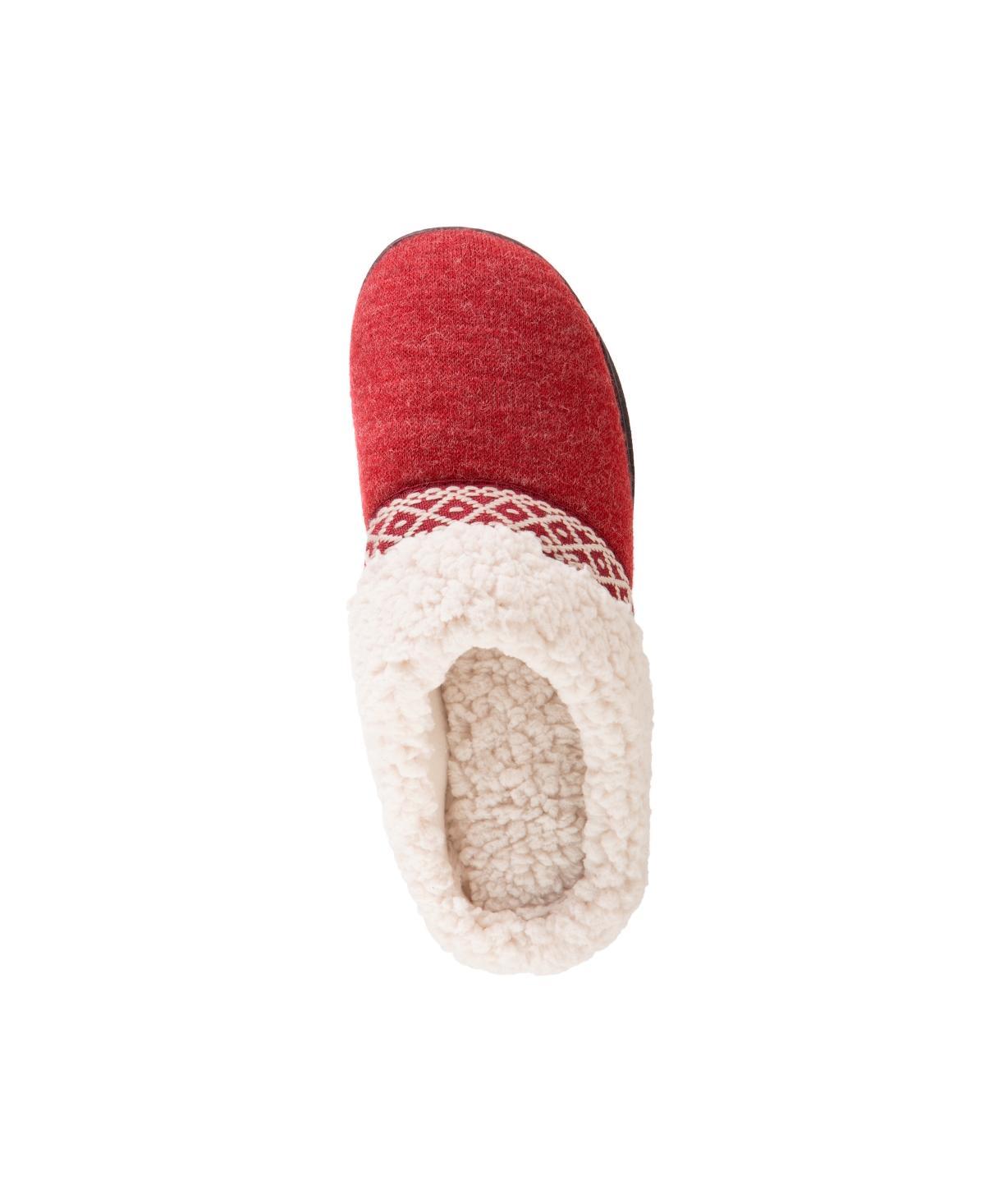 Isotoner Signature Womens Heather-Knit Ada Hoodback Boxed Slippers Product Image