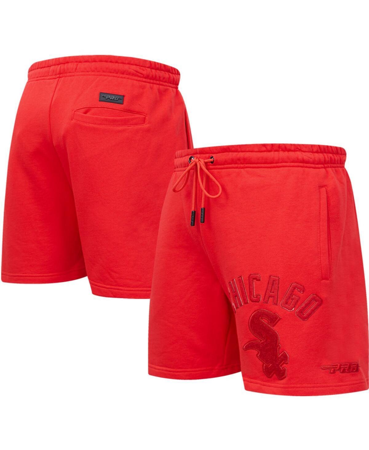 Mens Pro Standard Chicago White Sox Triple Red Classic Shorts Product Image