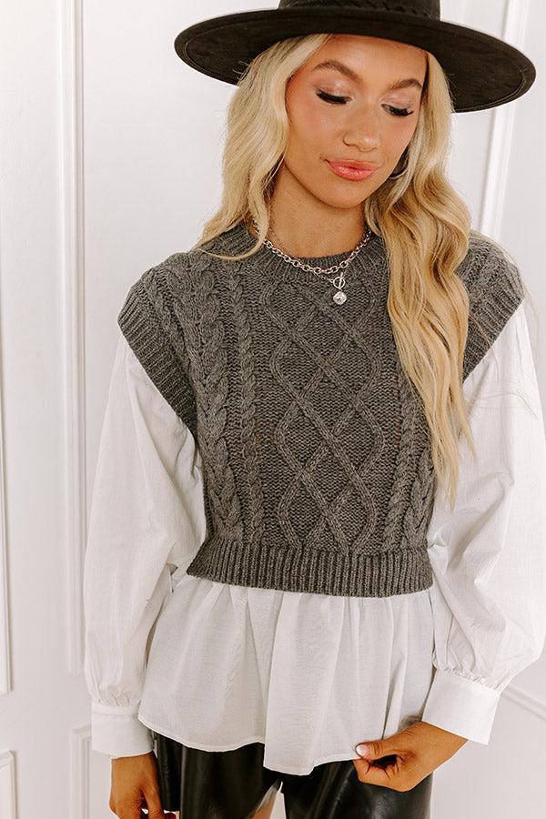 Cozy To The Touch Sweater Top Product Image