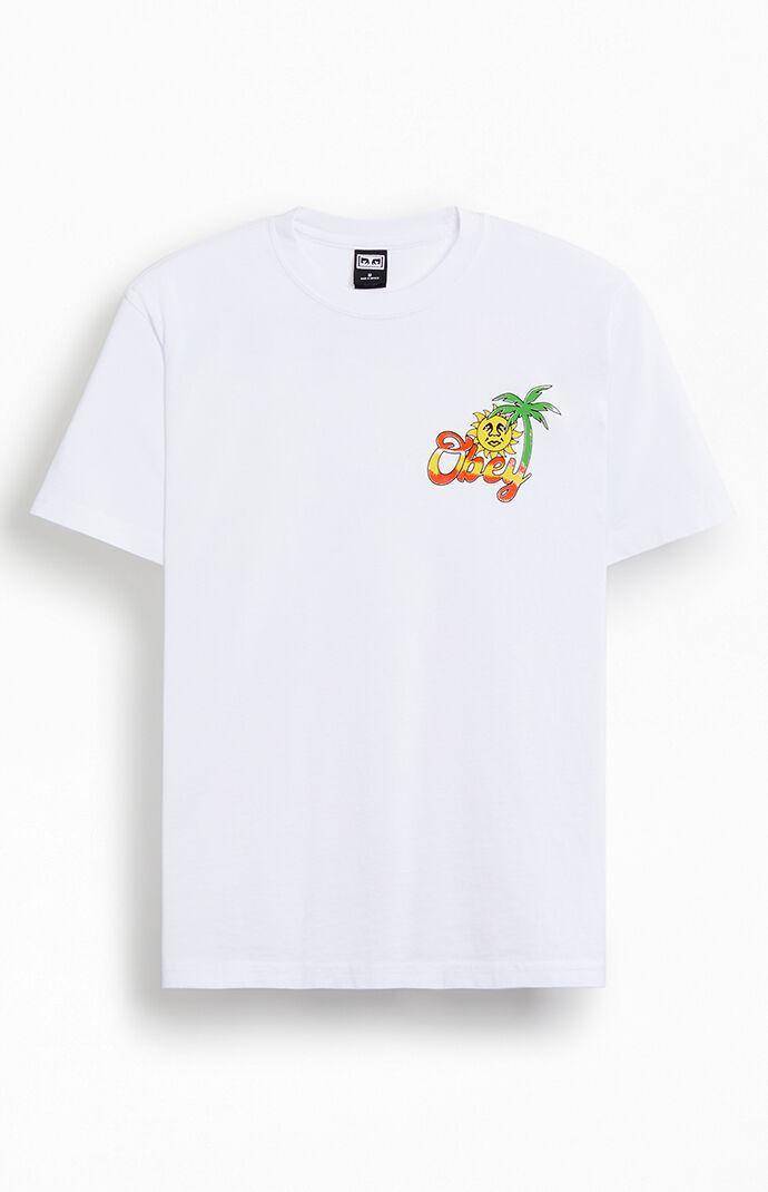 Men's Island Of Obey Heavyweight T-Shirt Product Image