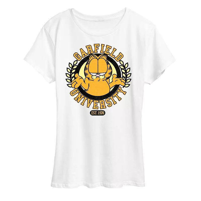 Womens Garfield University Graphic Tee Product Image