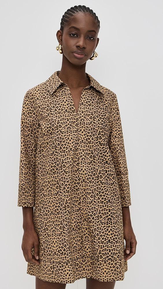 English Factory Leopard Collar Mini Dress | Shopbop Product Image