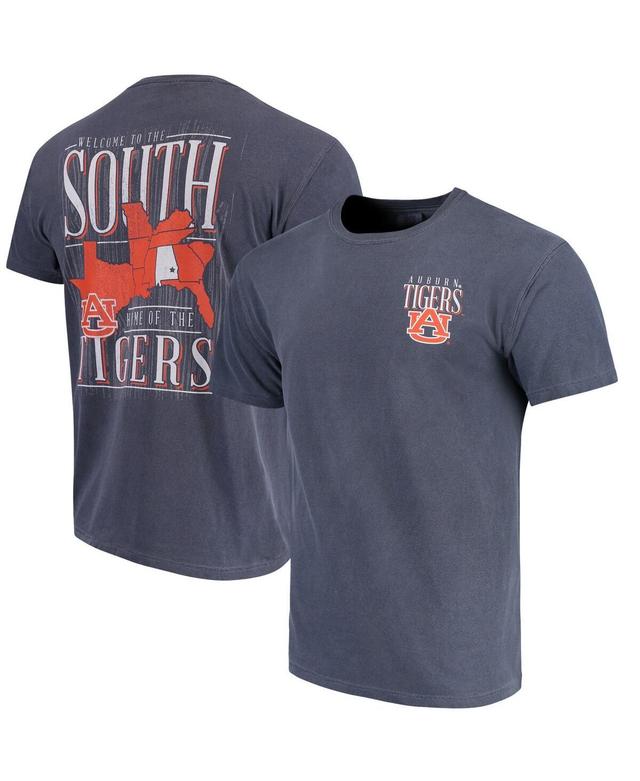 Mens Auburn Tigers Welcome to the South Comfort Colors T-Shirt Blue Product Image