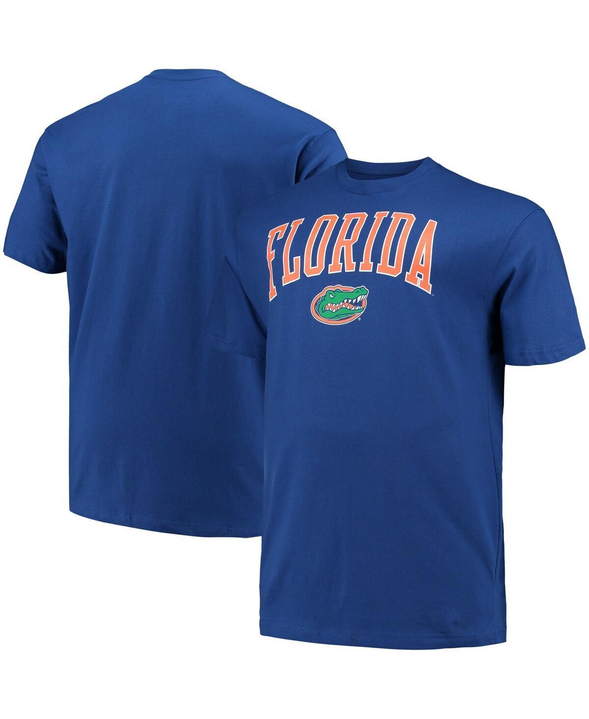 Mens Champion Royal Florida Gators Big and Tall Arch Over Wordmark T-shirt Product Image