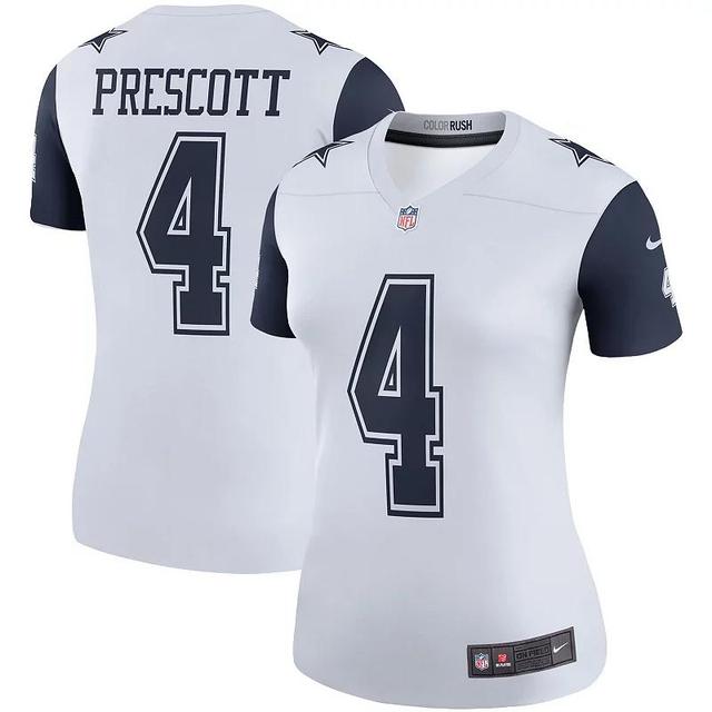 Womens Dak Prescott White Dallas Cowboys Color Rush Legend Player Jersey - White Product Image