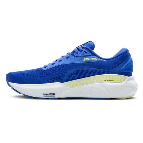 Brooks Mens Brooks Adrenaline GTS 24 - Mens Running Shoes Cobalt/Neon Yellow/Peacoat Product Image