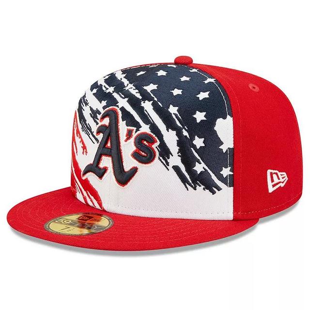 Mens New Era Oakland Athletics 2022 4th of July On-Field 59FIFTY Fitted Hat Product Image