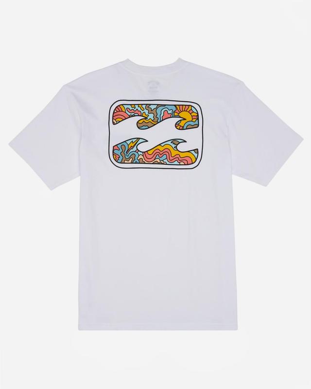 Billabong Mens Crayon Wave Short Sleeves T-shirt Product Image