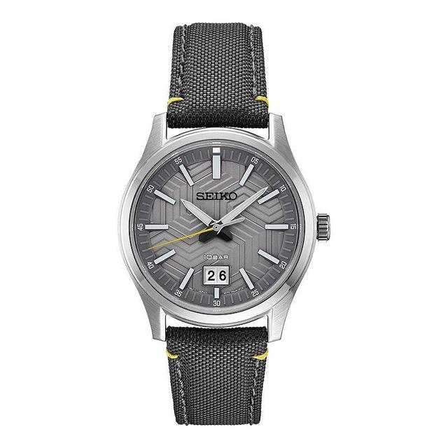 Seiko Mens Essentials Stainless Steel Quartz Gray Dial Watch - SUR543 Product Image