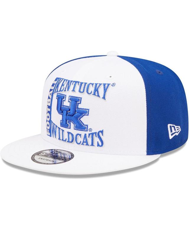 Mens New Era White Kentucky Wildcats Retro Sport 9FIFTY Snapback Hat Product Image