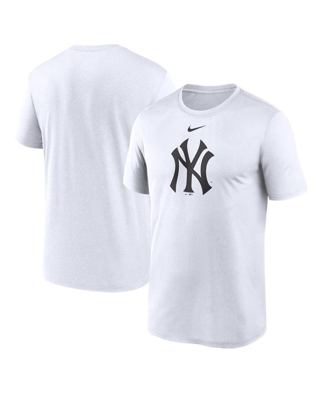 Mens Nike White New York Yankees Legend Fuse Large Logo Performance T-shirt Product Image