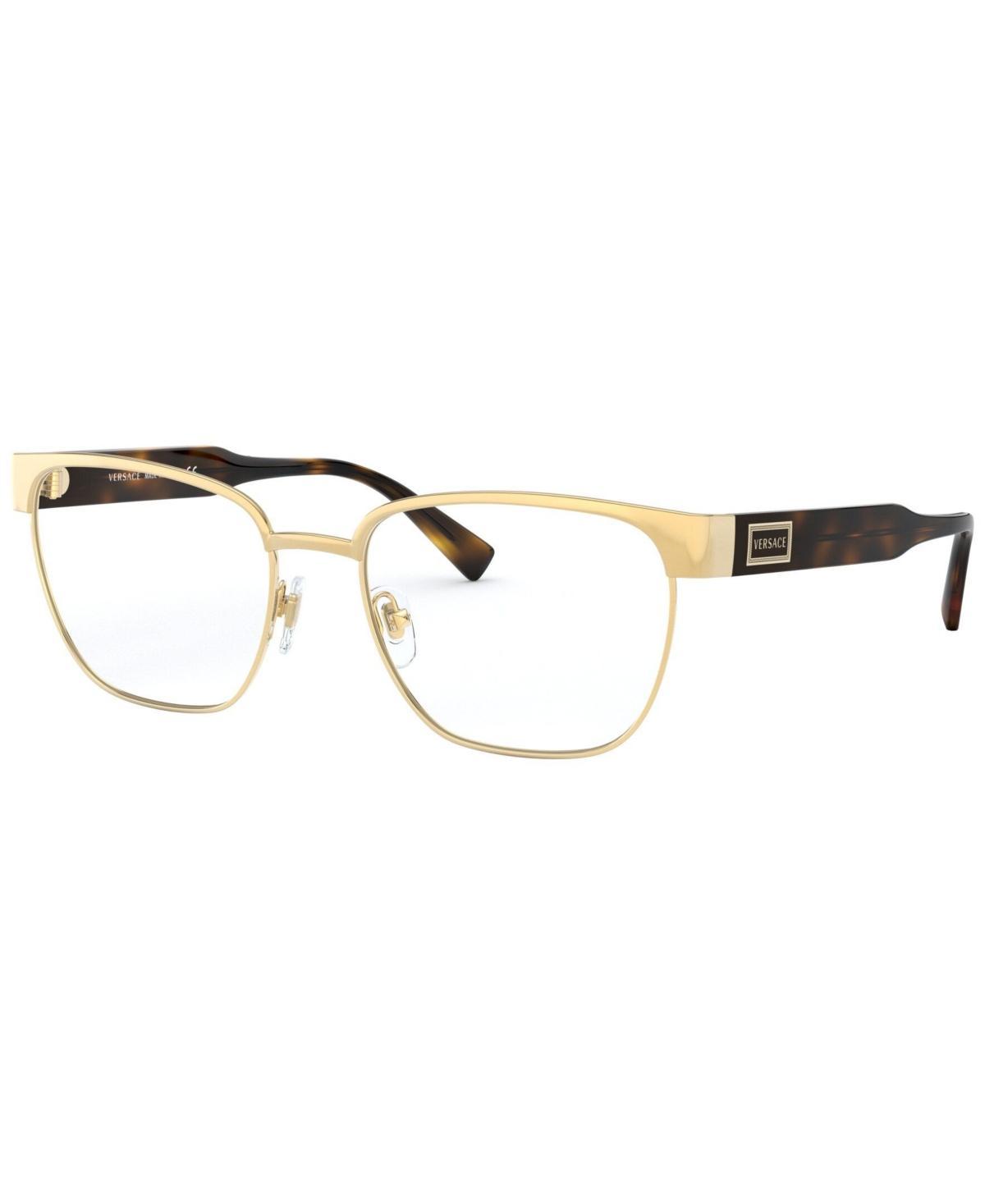 Versace VE1264 Mens Pillow Eyeglasses - Black Gold-Tone Product Image