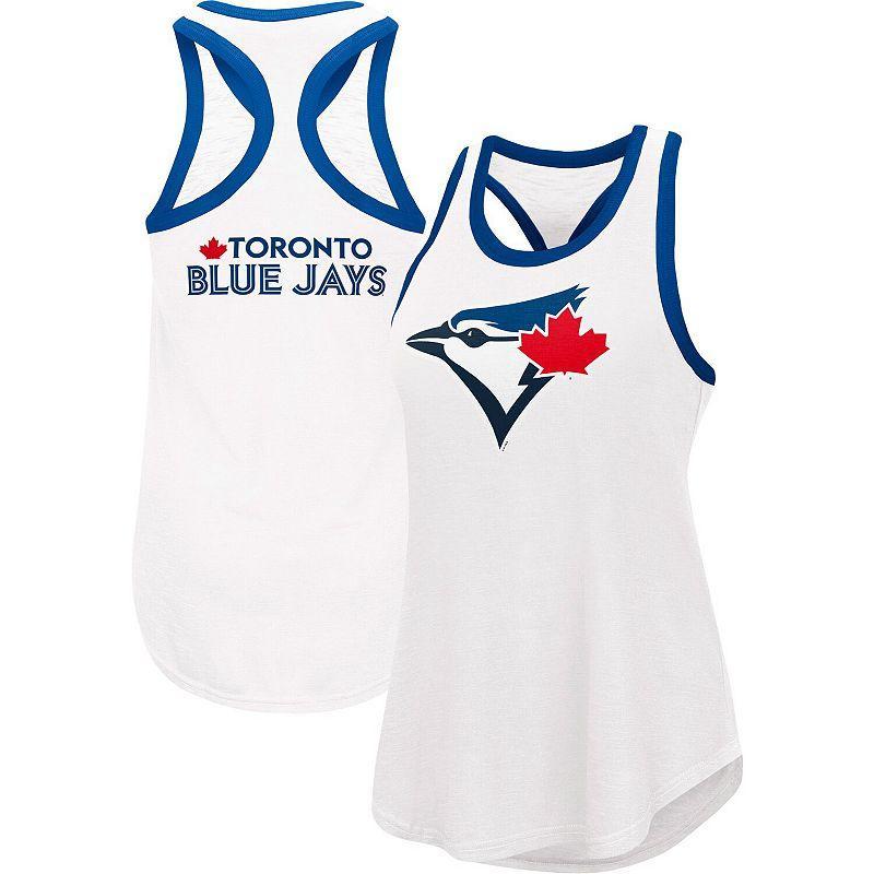 Womens G-III 4Her by Carl Banks White Toronto Blue Jays Tater Tank Top Product Image