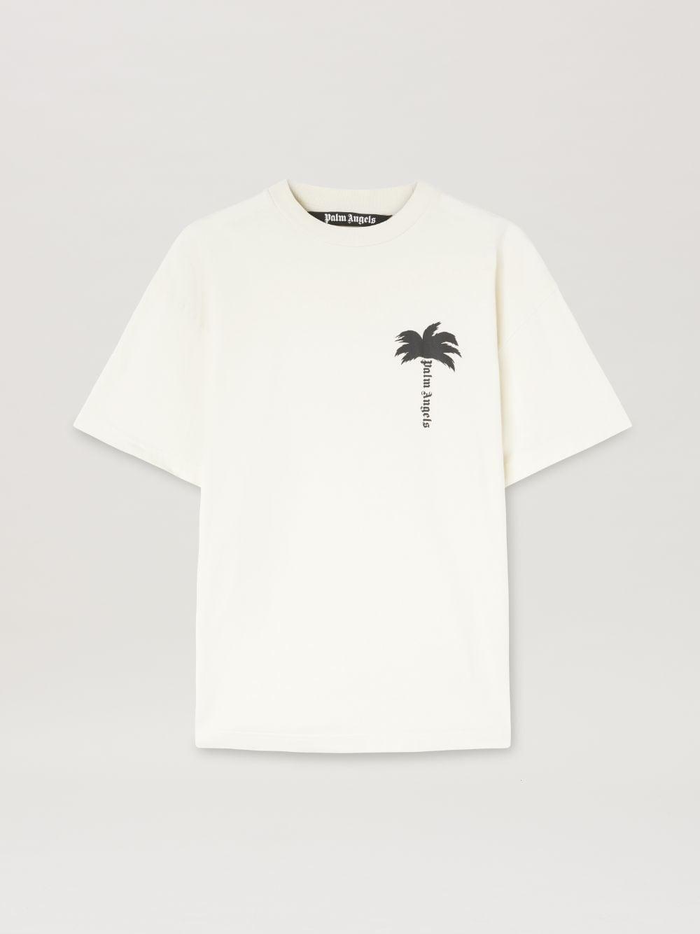 The Palm T-Shirt in white  - Palm Angels® Official  Product Image