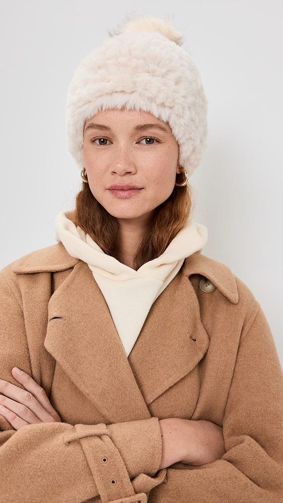 Jocelyn Faux Hat with Faux Pom | Shopbop Product Image