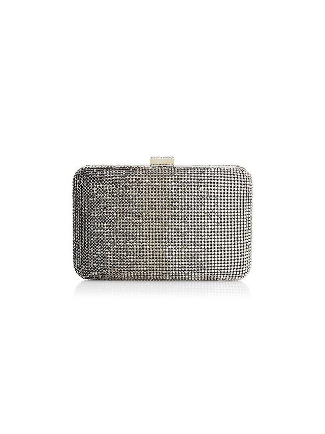 Womens Harlow Crystal Mesh Minaudiere Product Image