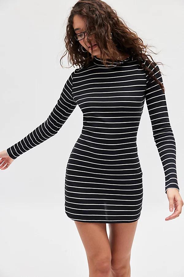 BDG Nola Mock Neck Knit Mini Dress Womens at Urban Outfitters Product Image