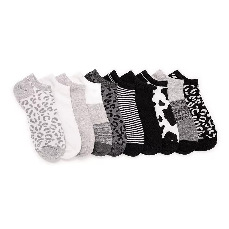 Womens MUK LUKS Low Cut Socks 10-Pack Product Image