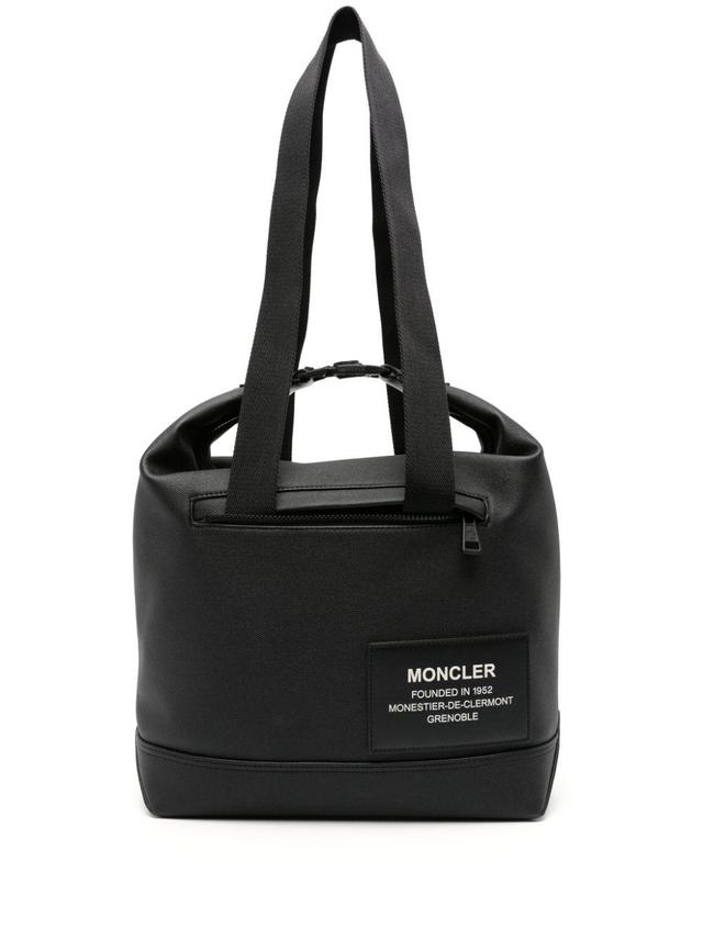 Nakoa Logo-patch Tote Bag In Black Product Image