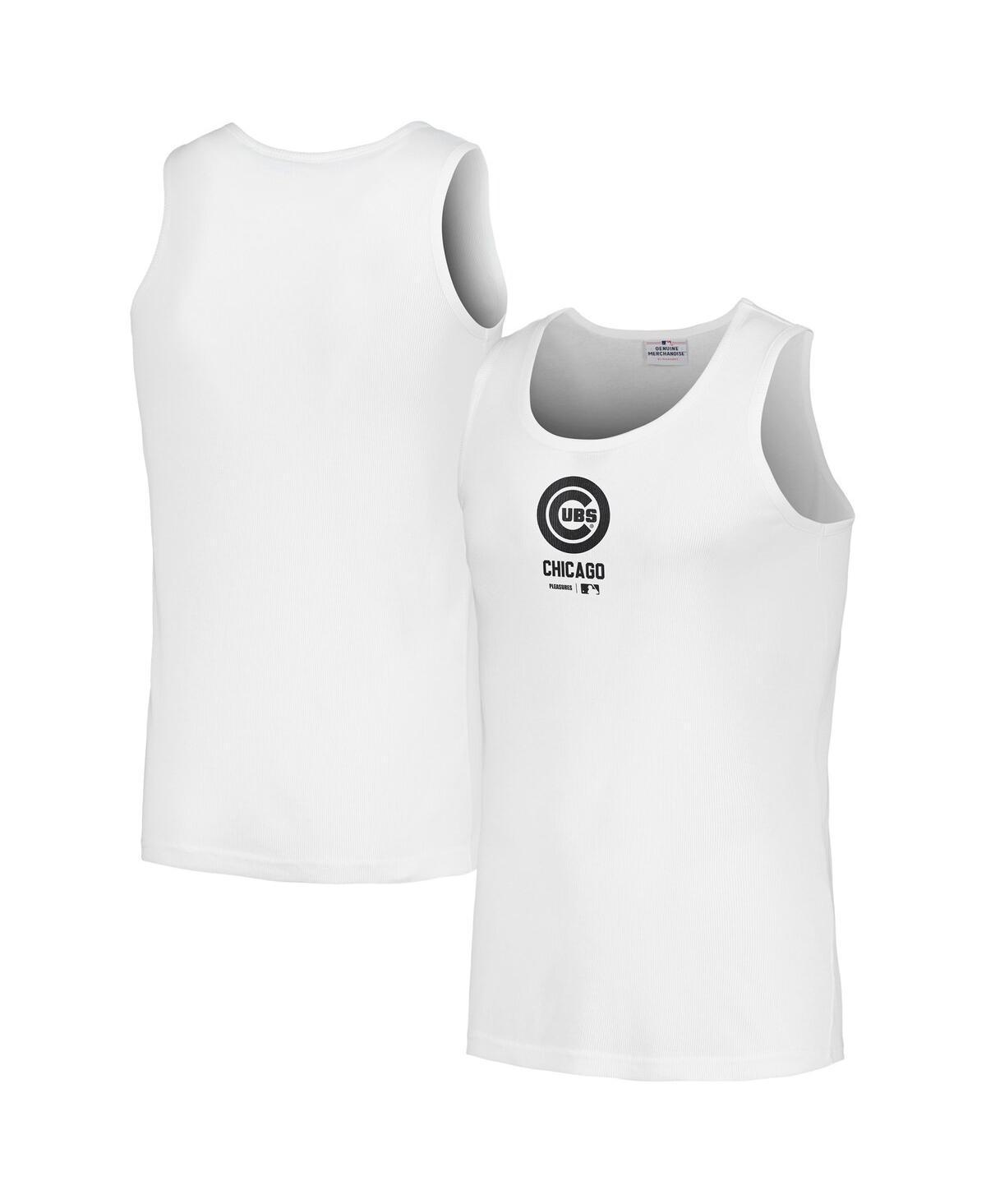 Mens Pleasures White Chicago Cubs Two-Pack Tank Top Product Image