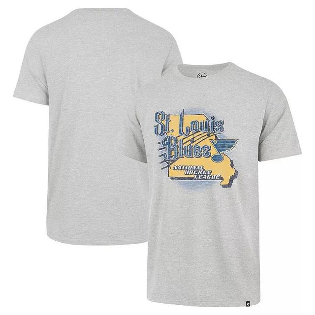 Mens 47 Gray St. Louis Blues Regional Localized Franklin T-Shirt Product Image