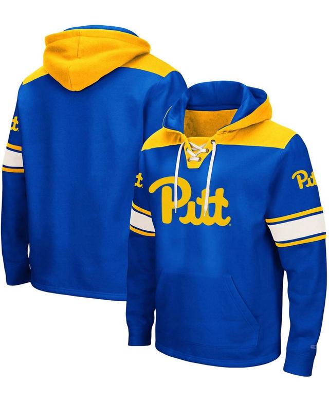 Mens Colosseum Royal Pitt Panthers 2.0 Lace-Up Pullover Hoodie Product Image