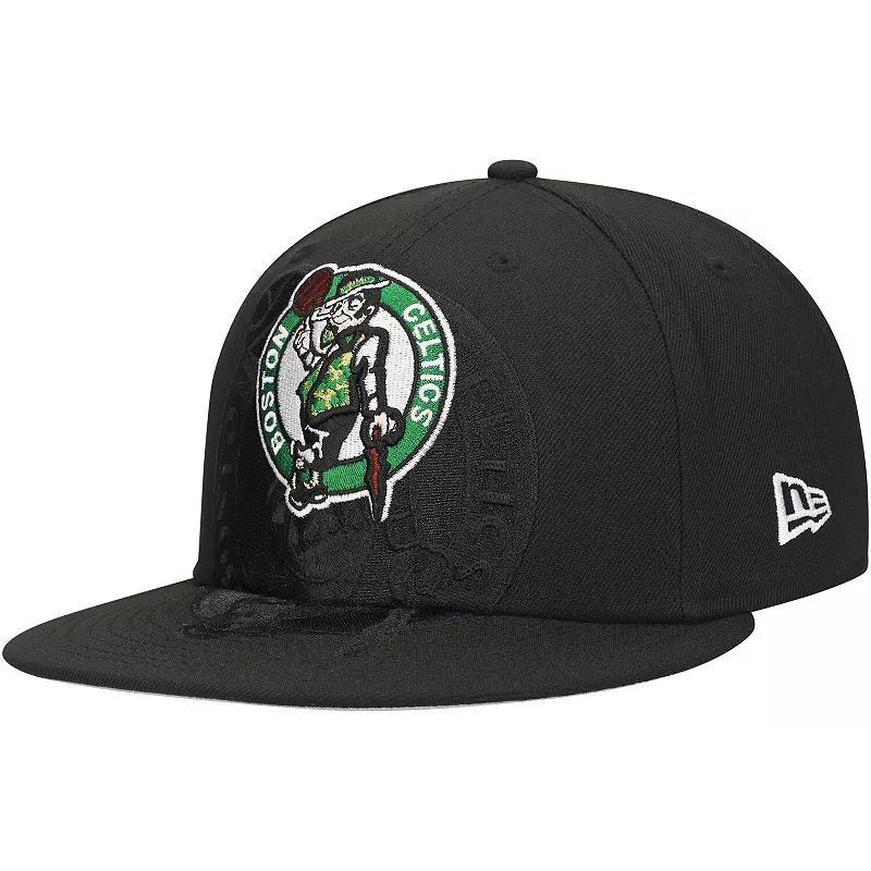 Mens New Era Boston Celtics out Shadow Logo 59FIFTY Fitted Hat Product Image