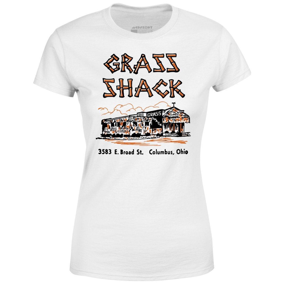 Grass Shack - Columbus, OH - Vintage Tiki Bar - Women's T-Shirt Female Product Image