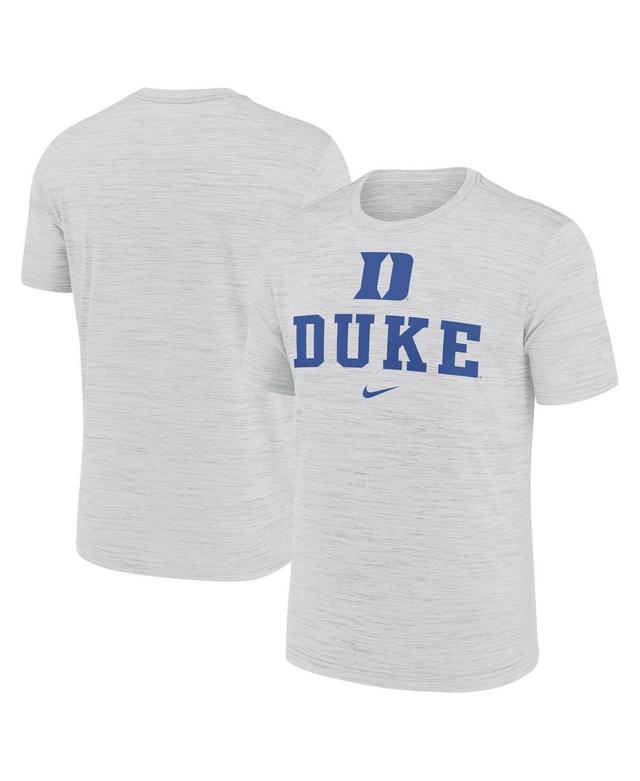 Nike Mens White Duke Blue Devils Primetime Velocity T-Shirt Product Image